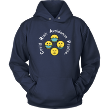 Load image into Gallery viewer, C.R.A.P. Hoodie "Hug me...I'm vaxed"