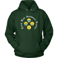 Load image into Gallery viewer, C.R.A.P. Hoodie "Hug me...I'm vaxed"