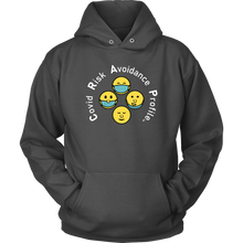 Load image into Gallery viewer, C.R.A.P. Hoodie "Hug me...I'm vaxed"