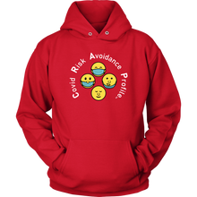 Load image into Gallery viewer, C.R.A.P. Hoodie "Hug me...I'm vaxed"