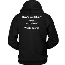 Load image into Gallery viewer, C.R.A.P. Hoodie &quot;Vaxed...and relaxed&quot;
